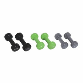 Talbot Torro Set d'haltères 6 unités (2 x 0,5kg, 2 x 1kg, 2 x 1,5kg)