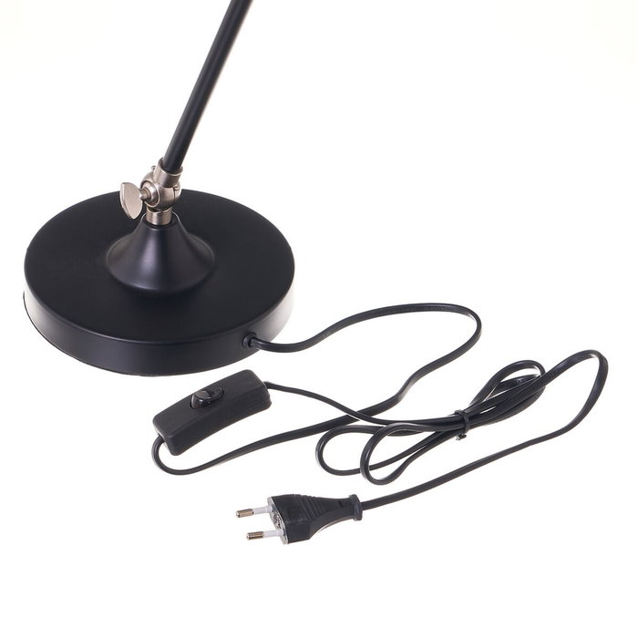 BigBuy Home Flexo/Lampe de bureau Noir Métal 25 W