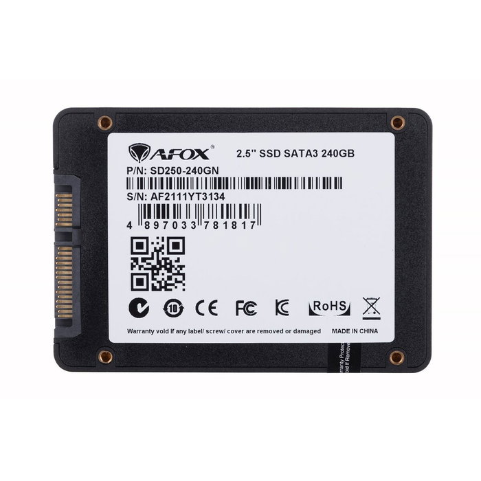 Afox SD250-240GN 240 GB SSD 2,5" SATA III Afox SD250-240GN 240 GB SSD 2,5" SATA III