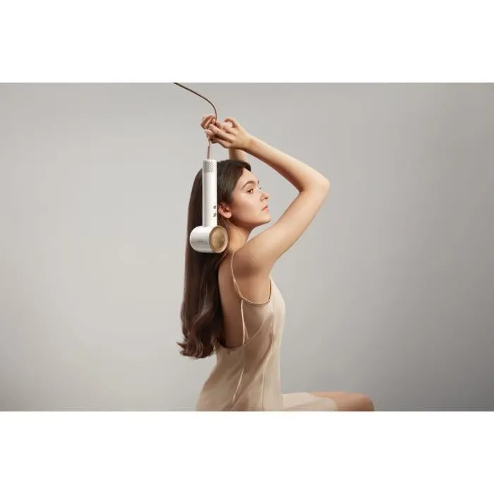 Sèche-cheveux compact Dreame Hair Glory - Séchoir léger et puissant - Blanc