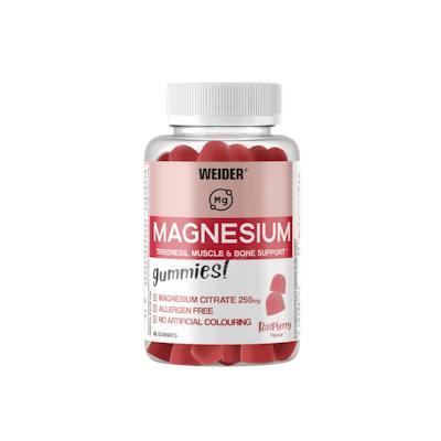 WEIDER Magnesium Gummie Framboise, 48 gommes WEIDER Magnesium Gummie Framboise, 48 gommes