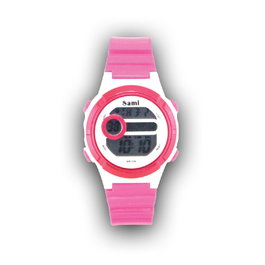 SAMI Reloj Sami LCD Cadete rond WR50M avec lumière