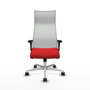Piqueras y Crespo Chaise de Bureau Albacete Rouge et Blanche