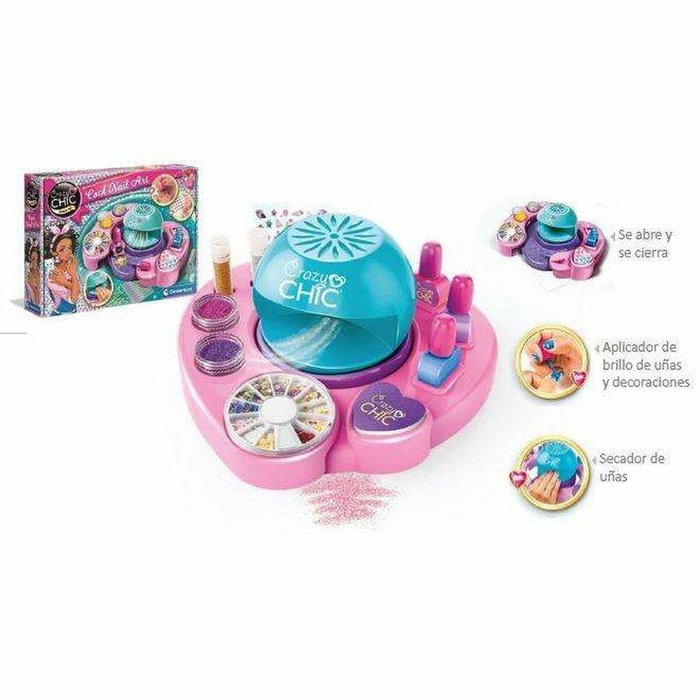 Clementoni Crazy Chic Cool Nail Art - Atelier de manucure multicolore