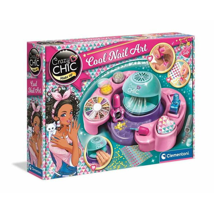Clementoni Crazy Chic Cool Nail Art - Atelier de manucure multicolore