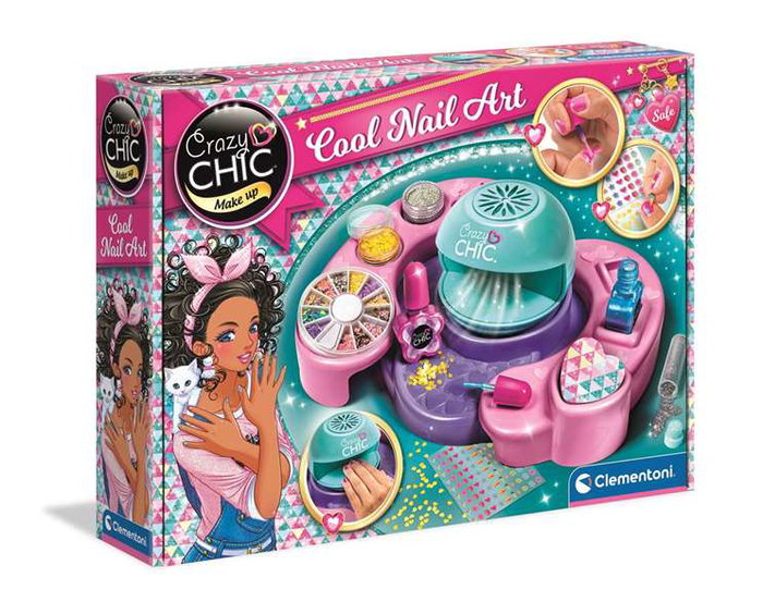 Clementoni Crazy Chic Cool Nail Art - Atelier de manucure multicolore