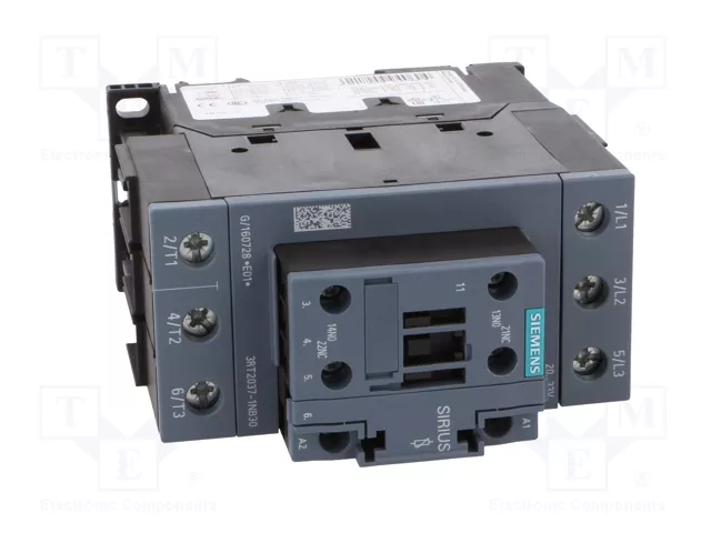 SIEMENS 3RT2037-1NB30 Contacteur 3-pôles 65A 690V NO x3 SIEMENS 3RT2037-1NB30 Contacteur 3-pôles 65A 690V NO x3