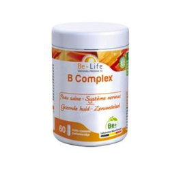 Be-Life B Complex 60 gélules - Complexe de vitamines B, contribue au fonctionnement normal du système nerveux
