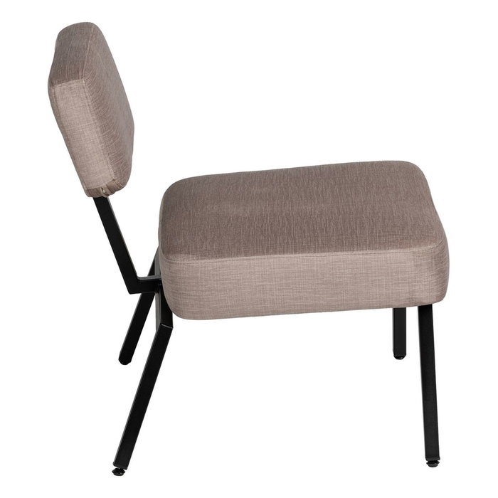 BigBuy Home Chaise Noir Beige 58 x 59 x 71 cm BigBuy Home Chaise Noir Beige 58 x 59 x 71 cm