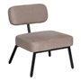 BigBuy Home Chaise Noir Beige 58 x 59 x 71 cm