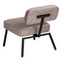 BigBuy Home Chaise Noir Beige 58 x 59 x 71 cm