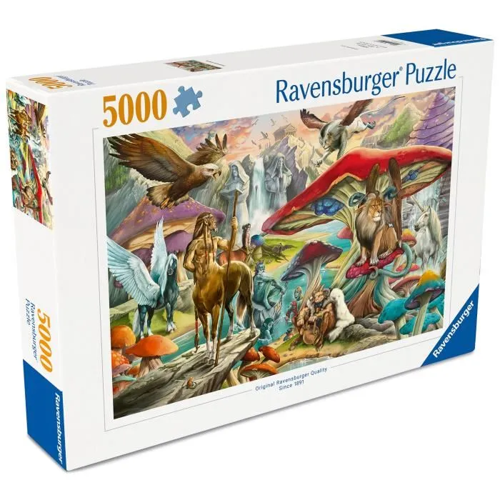 Ravensburger Puzzle 5000 Pièces Les Secrets de la Forêt - Idéal pour Détente et Passionnés Ravensburger Puzzle 5000 Pièces Les Secrets de la Forêt - Idéal pour Détente et Passionnés