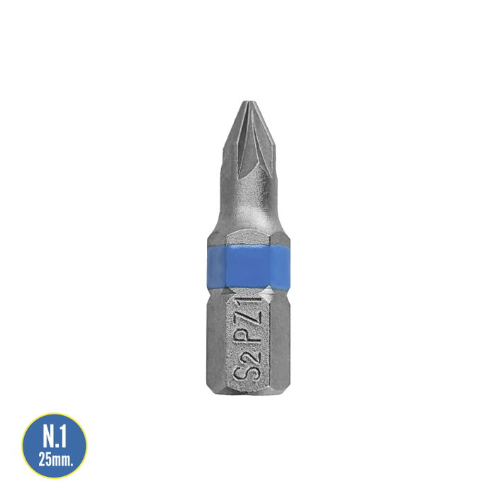 WOLFPACK LINEA PROFESIONAL Embouts Pozidriv N.1 (2 pièces)