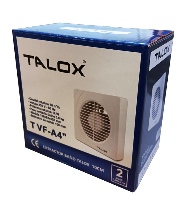 Extracteur de salle de bain TALOX VF-A4 sortie Ø 10 cm