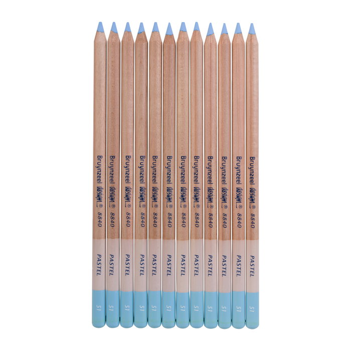 Bruynzeel Design crayon pastel Bleu Clair #51