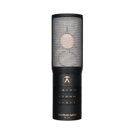 Austrian Audio OC-S10 Studio Set Microphone Condensateur Grande Membrane Multipattern Cardioïde Omni 20Hz-22kHz XLR Filtre Coupé Bas Pad -10/-20dB