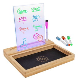 Enhance Tableau d'écriture LED & Piste à dés Clair