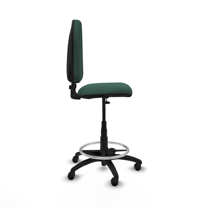 PIQUERAS Y CRESPO Tabouret de Bureau en Tissu Vert Foncé PIQUERAS Y CRESPO Tabouret de Bureau en Tissu Vert Foncé