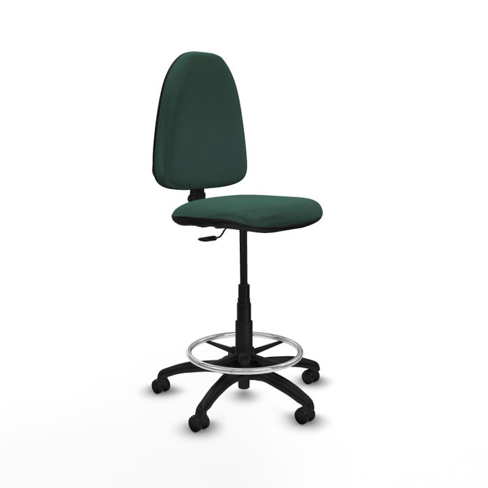 PIQUERAS Y CRESPO Tabouret de Bureau en Tissu Vert Foncé PIQUERAS Y CRESPO Tabouret de Bureau en Tissu Vert Foncé