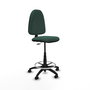 PIQUERAS Y CRESPO Tabouret de Bureau en Tissu Vert Foncé