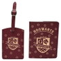 WIDDOP & CO Ensemble Porte-passeport et Étiquette de Bagage Gryffindor Harry Potter