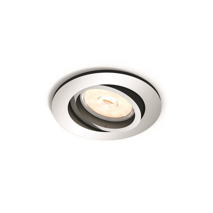 Philips Donegal Anneau Encastré Rond Chromé GU10
