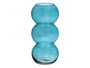 GIFTDECOR Vase en Verre Triple Sphère Turquoise 38cm