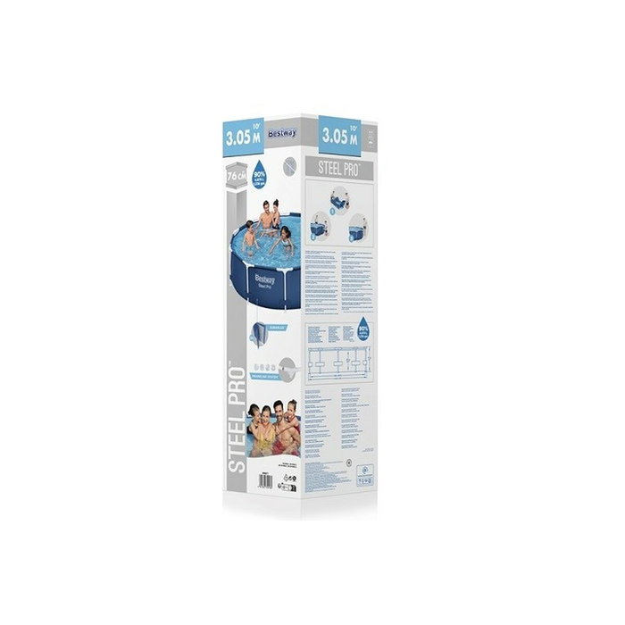 Bestway Steel Pro Piscine hors sol tubulaire ronde 305 x 76 cm