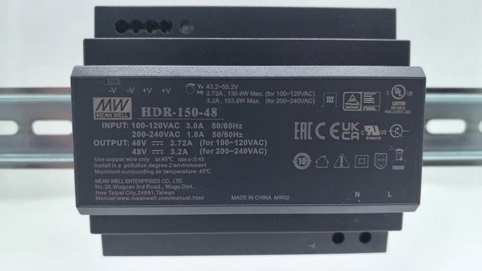 Hikvision Adaptateur Secteur 150W 48V Alimentation Électrique avec Protection contre les Courts-Circuits, Surtensions et LED Indicateur Hikvision Adaptateur Secteur 150W 48V Alimentation Électrique avec Protection contre les Courts-Circuits, Surtensions et LED Indicateur