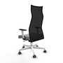 Piqueras y Crespo Chaise de Bureau Albacete Gris et Noir