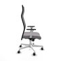 Piqueras y Crespo Chaise de Bureau Albacete Gris et Noir