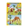 LEGO Creator 31150 Les Animaux Sauvages du Safari : Jouet 3 en 1 à Construire avec Figurines de Girafe, Gazelles et Lion - à Partir de 9 Ans
