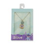 PEERS HARDY Pendentif Piña Stitch Disney en or émaillé avec pierres et chaîne