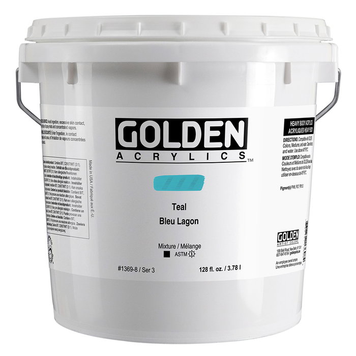 Golden Peinture Acrylique Heavy Body Sarcelle 3,78 L Golden Peinture Acrylique Heavy Body Sarcelle 3,78 L