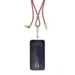 Intenso 7991005 Câble USB-C vers USB-C Lanyard Nylon Tressé 1,65 m Neon Mix Charge Rapide 60W