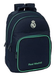 Safta Mochila double adaptation chariot Real Madrid 2e équipement 25/26 32x42x15 cm