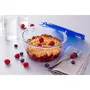 Pyrex 1451032 - Boîte de conservation ronde en verre borosilicate thermorésistant avec couvercle étanche - Ø 11 cm (200 ml)