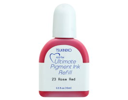 Tsukineko Recharge d'encre VERSACOLOR Rose rouge opaque 15ml