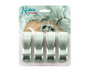 KioKids - 4 Pinces à Museline pour Poussette, Lit ou Siège Auto, Design Poisson Mint, ABS, +0 Mois