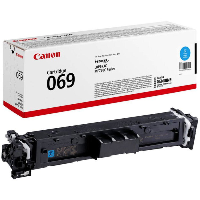 Canon 069 Cyan 5093C002 Cartouche de Toner Originale Canon 069 Cyan 5093C002 Cartouche de Toner Originale