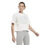 T-shirt à manches courtes femme Reebok Graphic Logo Blanc S