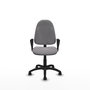 PIQUERAS Y CRESPO Chaise de bureau Algarra, simili cuir gris, accoudoirs fixes