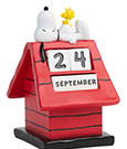 ERIK Calendrier Perpétuel 3D Snoopy Niche Peanuts