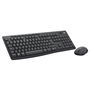 clavier et souris Logitech MK370 Graphite Acier Espagnol Qwerty