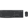 clavier et souris Logitech MK370 Graphite Acier Espagnol Qwerty