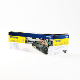 Brother Toner TN-900Y Jaune - Cartouche de toner compatible Brother TN900Y pour imprimantes laser