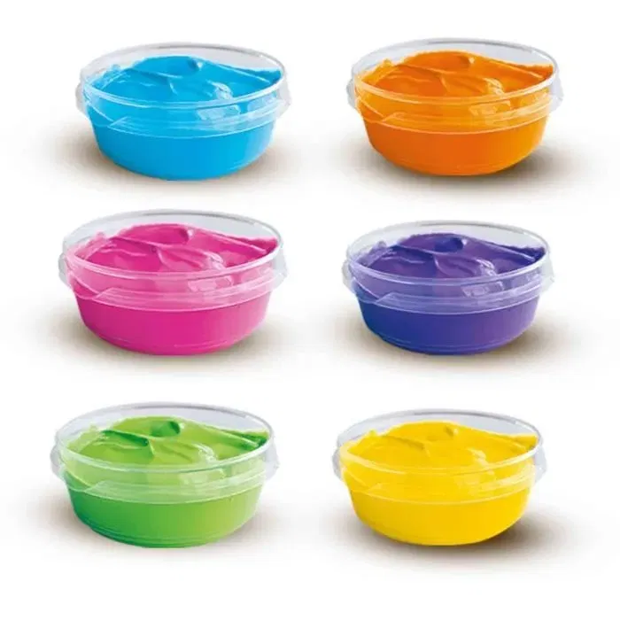 Ses Creative - Gouache Trendy 6x45 ml - 6 Couleurs Vives et Opaques (Violet, Bleu Clair, Rose, Orange, Vert Clair, Jaune) - Peinture pour Artiste