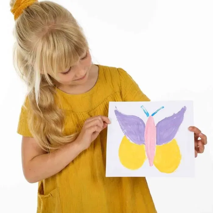 Ses Creative - Gouache Trendy 6x45 ml - 6 Couleurs Vives et Opaques (Violet, Bleu Clair, Rose, Orange, Vert Clair, Jaune) - Peinture pour Artiste