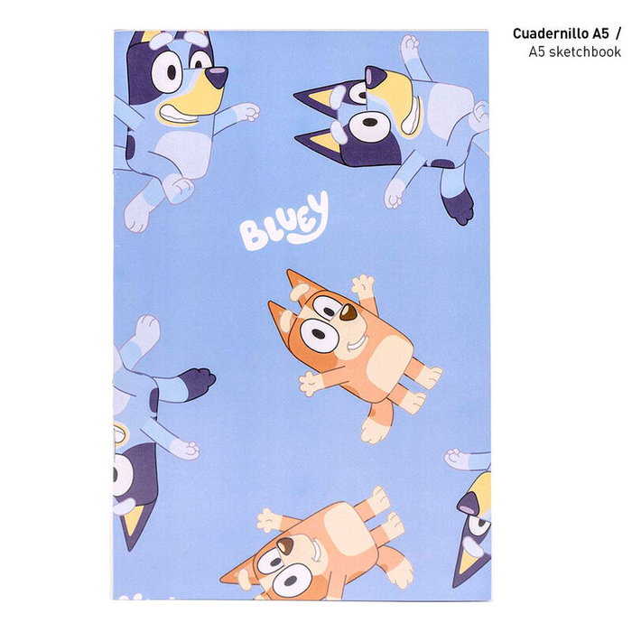 CERDÁ Set de papeterie coloriable Bluey - Taille : 21,5 x 13 x 1 cm CERDÁ Set de papeterie coloriable Bluey - Taille : 21,5 x 13 x 1 cm