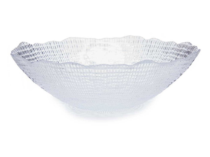 Vivalto Bowl Cristal Infinity 25 cm Transparent pour vaisselle (Set de 6)